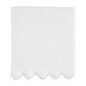 Mud Pie Scallop Edge Blanket