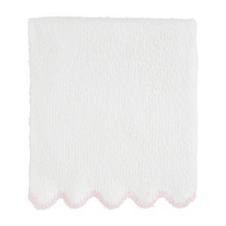 Mud Pie Scallop Edge Blanket