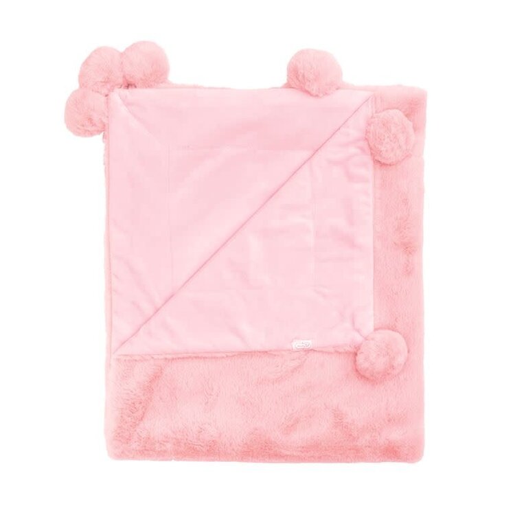 Mud Pie PomPom Blanket