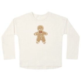 Rylee + Cru LLC Gingerbread Man Long Sleeve Tee