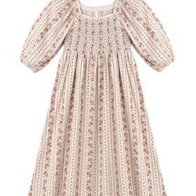Rylee + Cru LLC Floral Stripe Della Dress