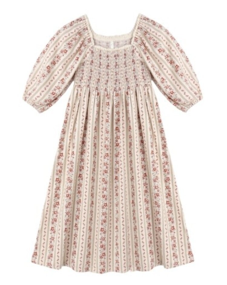 Rylee + Cru LLC Floral Stripe Della Dress