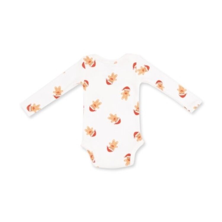 Angel Dear Simple Gingerbread - Long Sleeve Bodysuit