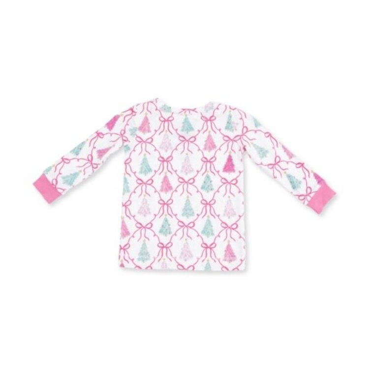 Angel Dear Bow Trellis Tree Loungewear Set