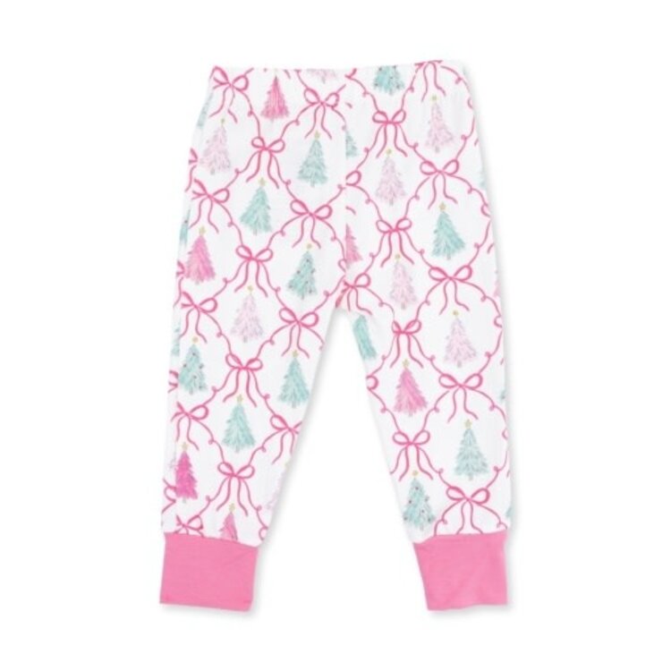 Angel Dear Bow Trellis Tree Loungewear Set