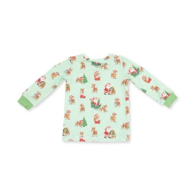 Angel Dear Vintage Reindeer & Santa Loungewear Set