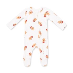 Angel Dear Simple Gingerbread Zipper Footie