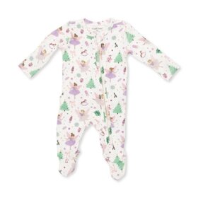 Angel Dear Sugar Plum Fairies Zipper Footie