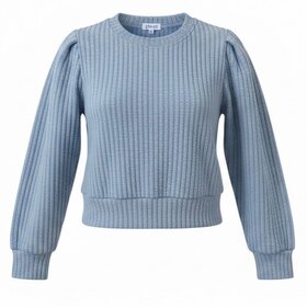 Pleat Jane Textrued Sweatshirt