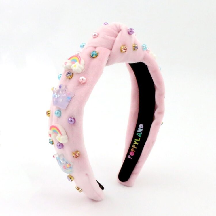 Poppyland Rainbow Crown Headband
