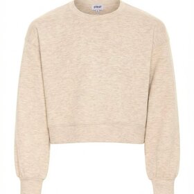 Pleat Darby Sweatshirt Sugar Cookie