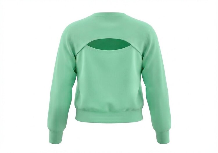 Pleat Frances Sweatshirt Clover