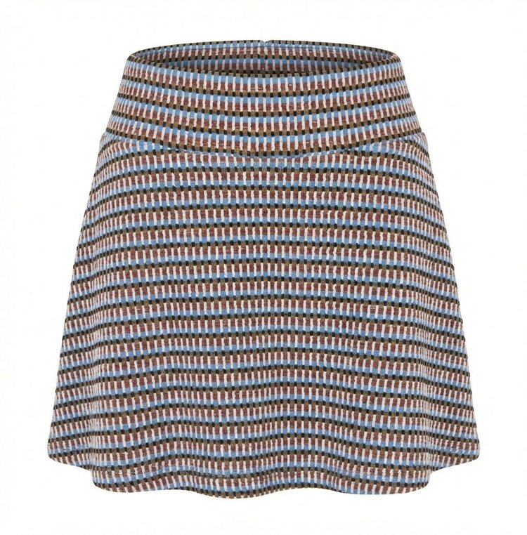 Pleat Libba Skirt Toffee/Glacier