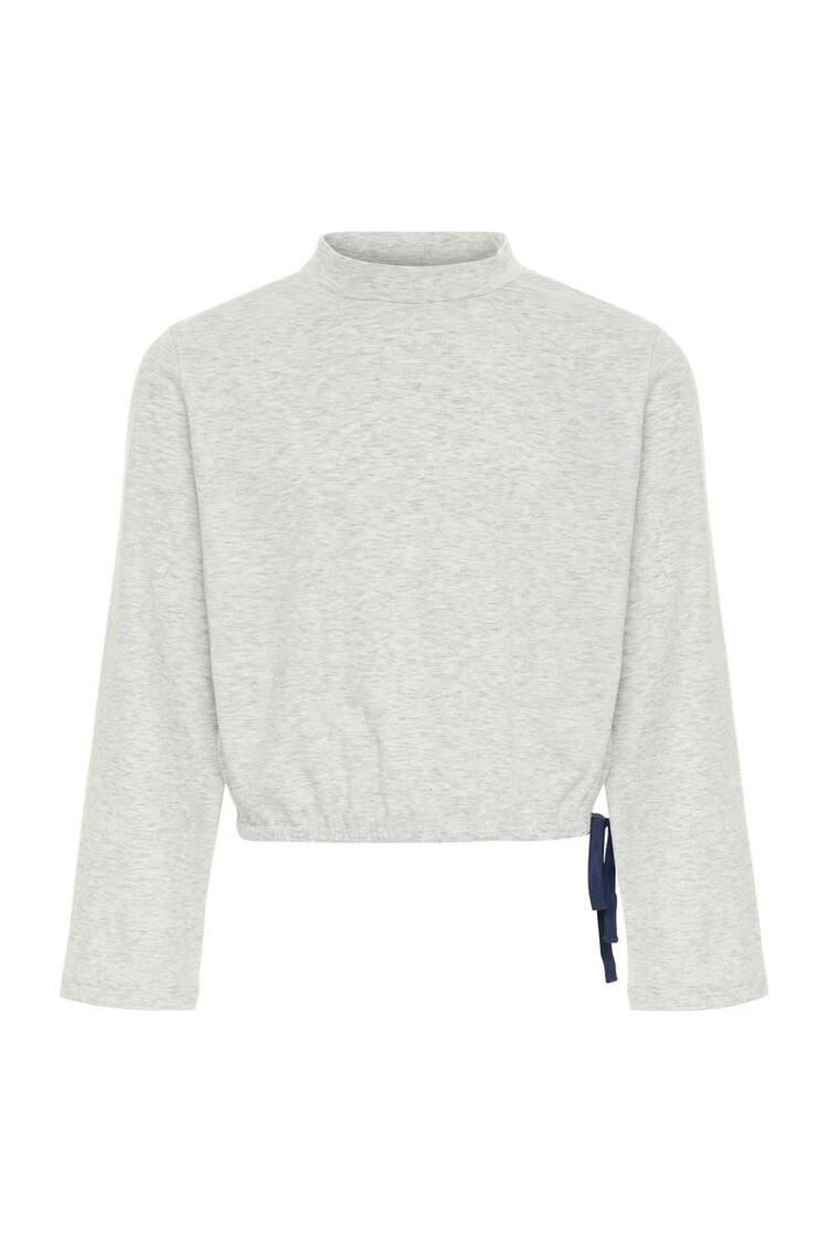 Pleat Wesley Top Grey