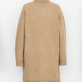 Molly Bracken Beige Knit Sweater Dress