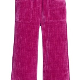 Bisby Fuchsia Herringbone Corduroy Chelsea Pant