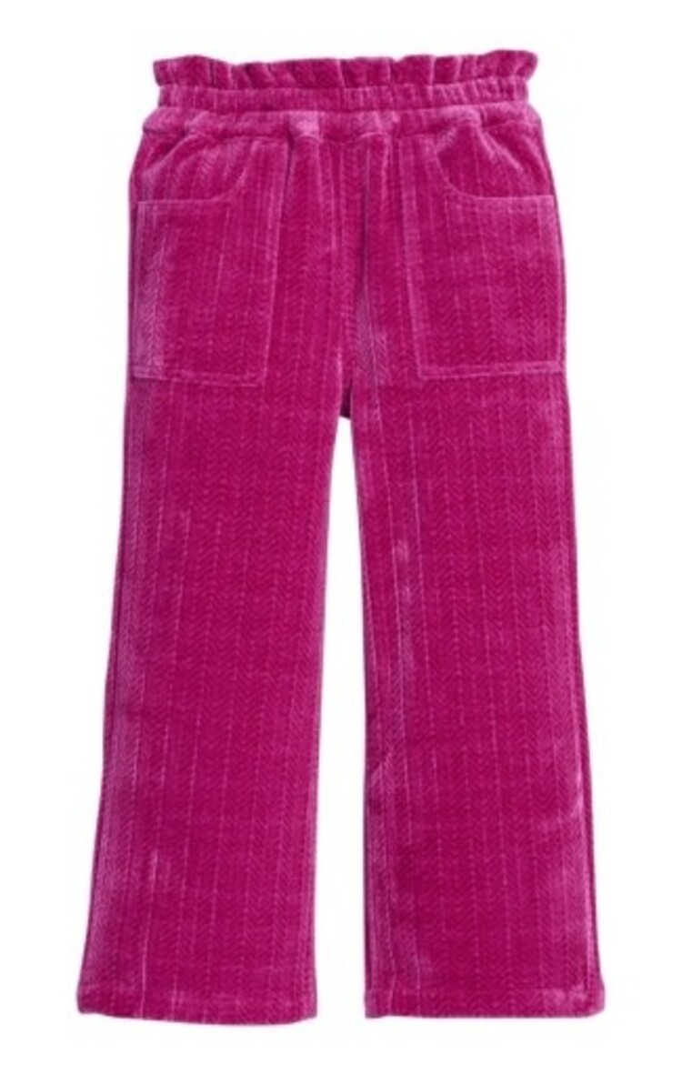 Bisby Fuchsia Herringbone Corduroy Chelsea Pant