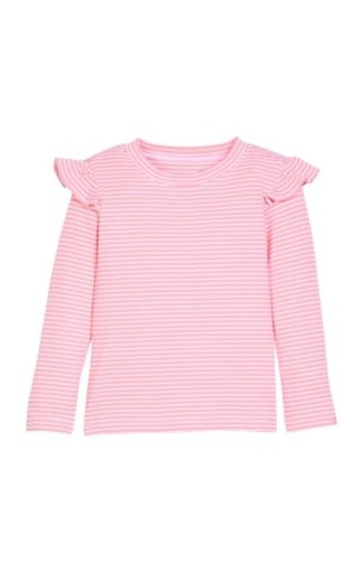 Bisby Pale Pink Stripe Sadie Tee