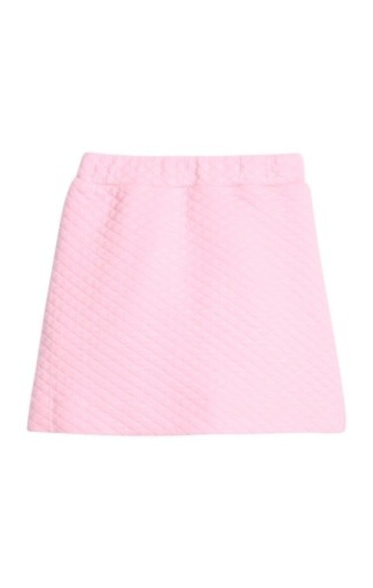 Bisby Bubblegum Quilted Mini Skirt