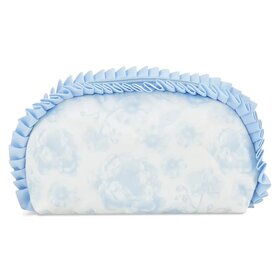 Iscream Beautiful Blue Toile Oval Cosmetic Bag