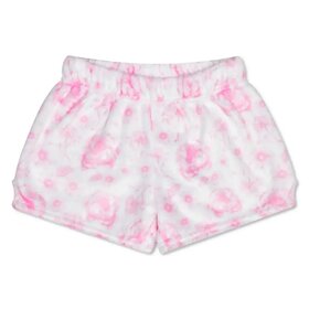 Iscream Pretty Pink Toile Plush Shorts