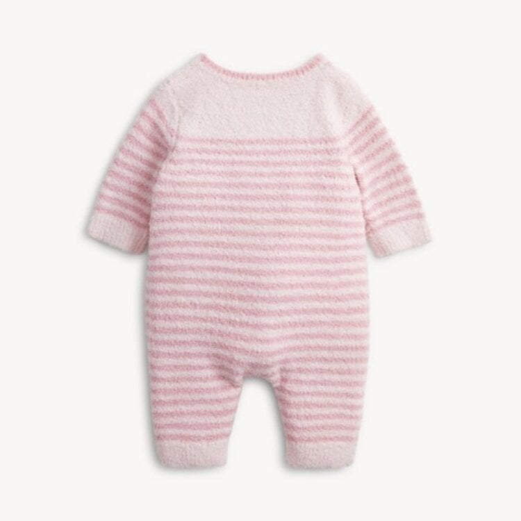 Magnetic  Me Chenille Pink Sweater Romper