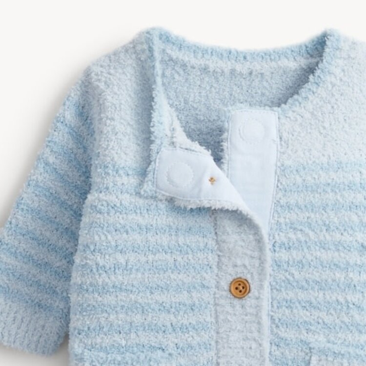Magnetic  Me Chenille Blue Sweater Romper