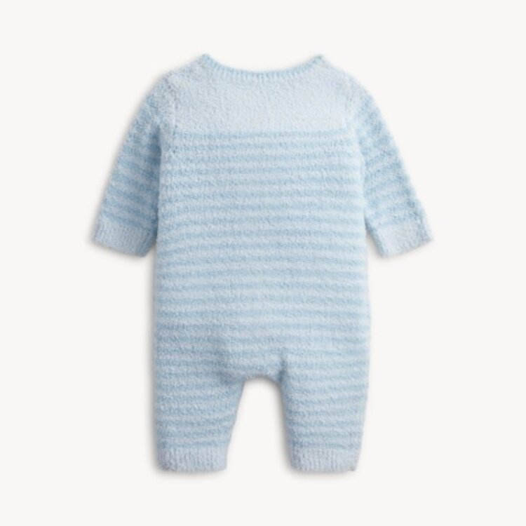 Magnetic  Me Chenille Blue Sweater Romper