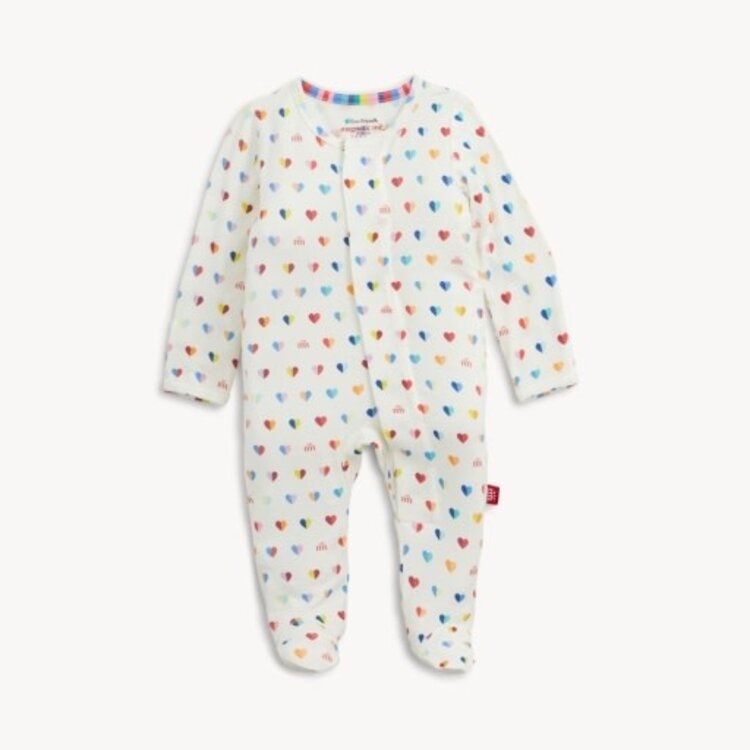 Magnetic  Me Branded Heart Footie