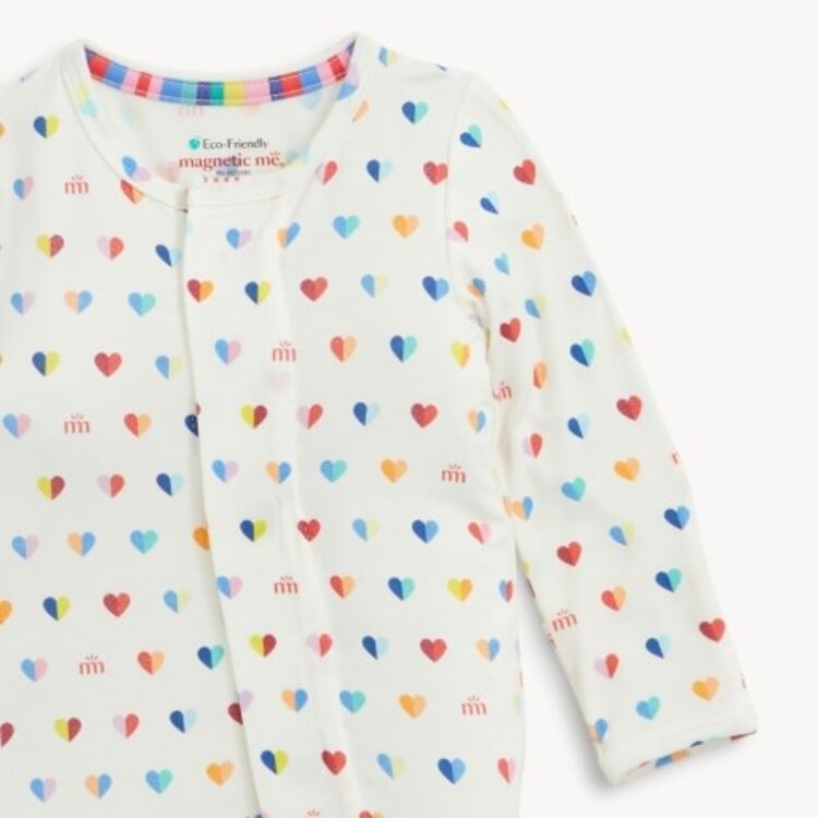 Magnetic  Me Branded Heart Footie