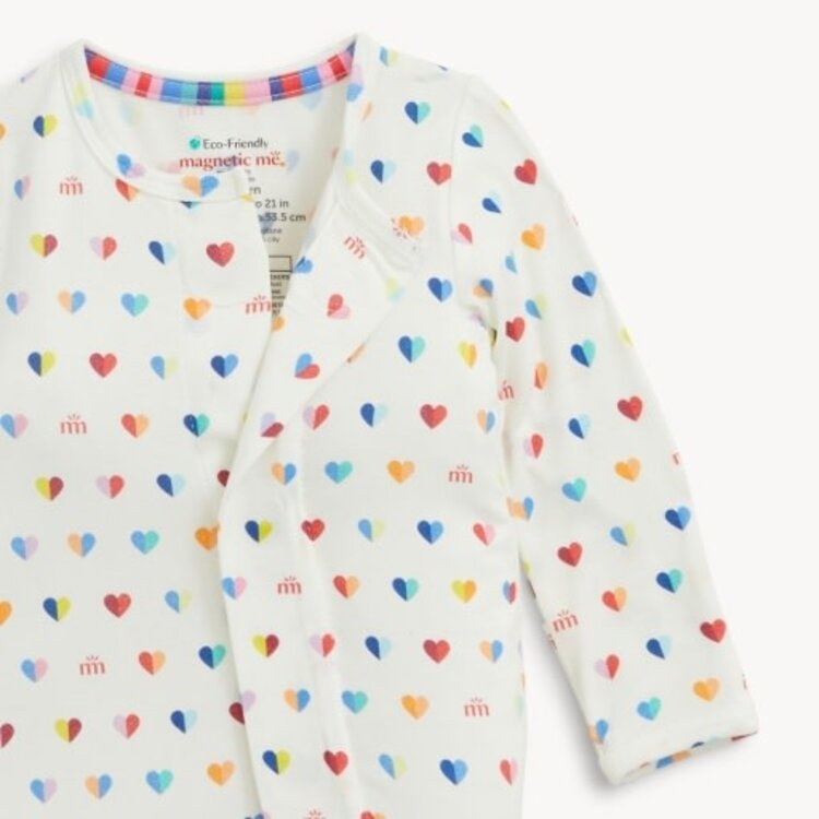 Magnetic  Me Branded Heart Footie