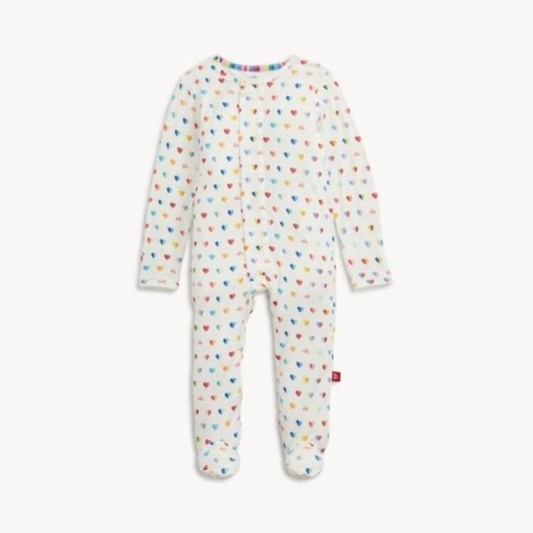 Magnetic  Me Branded Heart Footie
