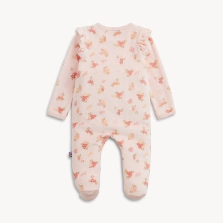 Magnetic  Me Floral Girls Velour Footie