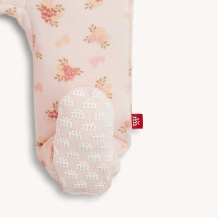 Magnetic  Me Floral Girls Velour Footie