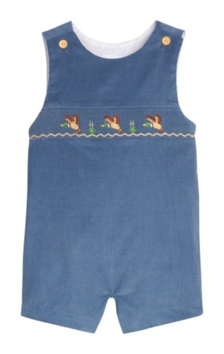 Little English Smocked Vintage John John Flying Mallard