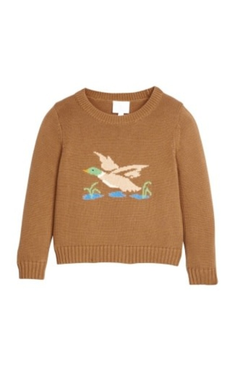 Little English Intarsia Sweater Flying Mallard
