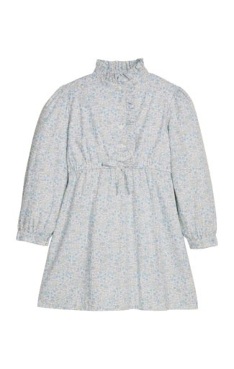 Little English Ruffled Shirt Dress Waterbury Floral