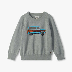 Hatley Vintage Truck Crew Neck Sweater