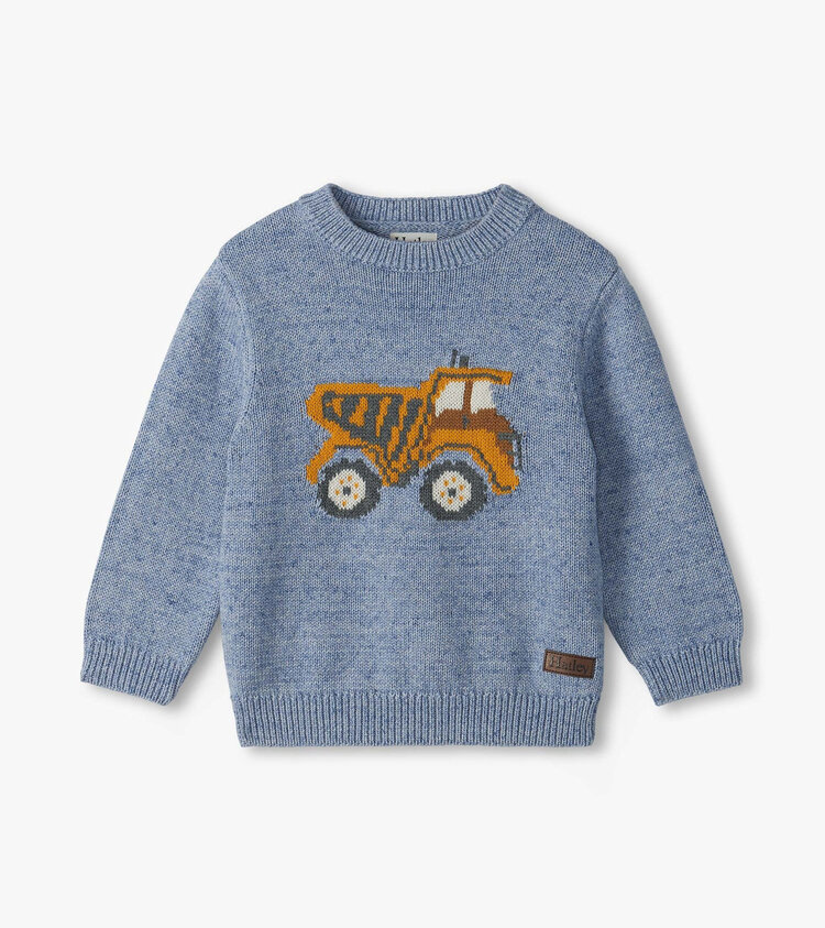 Hatley Dump Truck Crew Neck Sweater