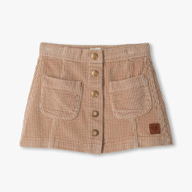 Hatley Taupe A-Line Corduroy Skirt