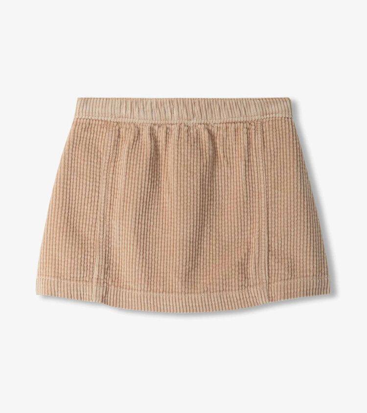 Hatley Taupe A-Line Corduroy Skirt