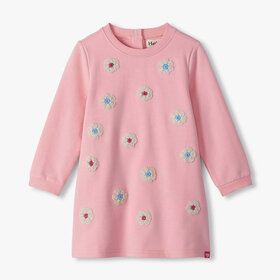 Hatley Orchid Pink Flower Teddy Bear Dress