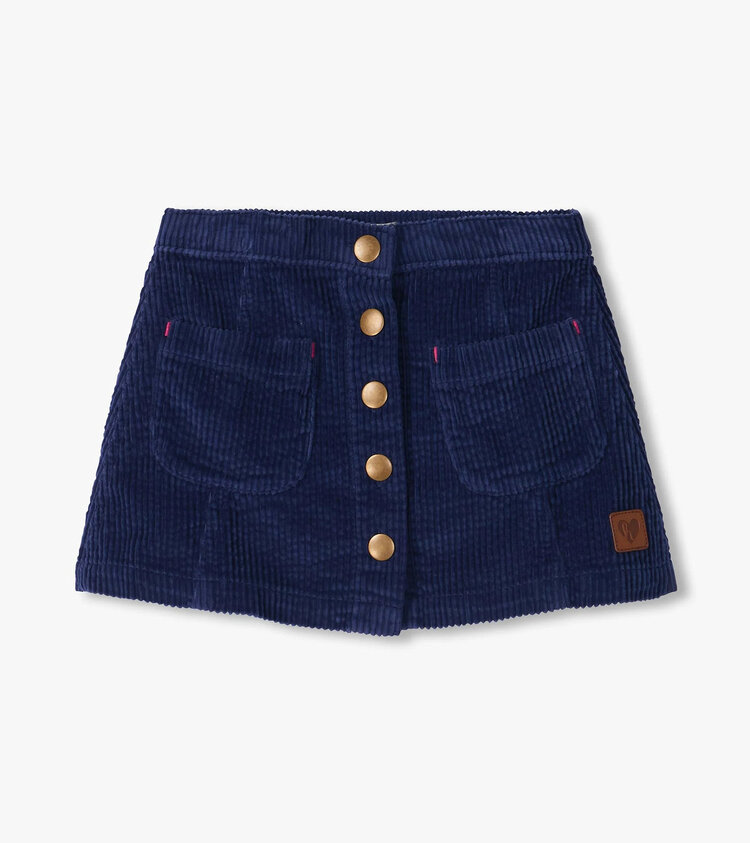 Hatley Patriot Blue A-Line Corduroy Skirt