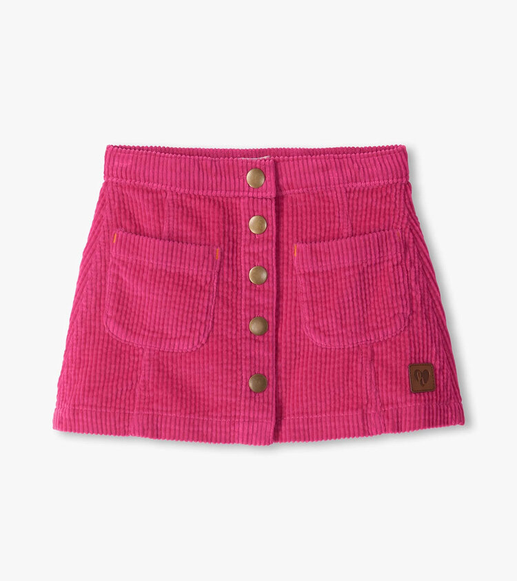 Hatley Pink A-Line Corduroy Skirt