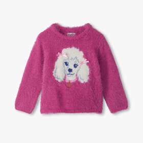 Hatley Posh Poodle Furry Sweater