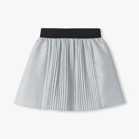Hatley Silver Glitter Pleated Fun Skirt