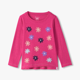 Hatley Very Berry Flowers Long Sleeve Graphic Tee