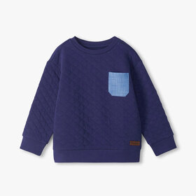 Hatley Patriot Blue Quilted Pullover