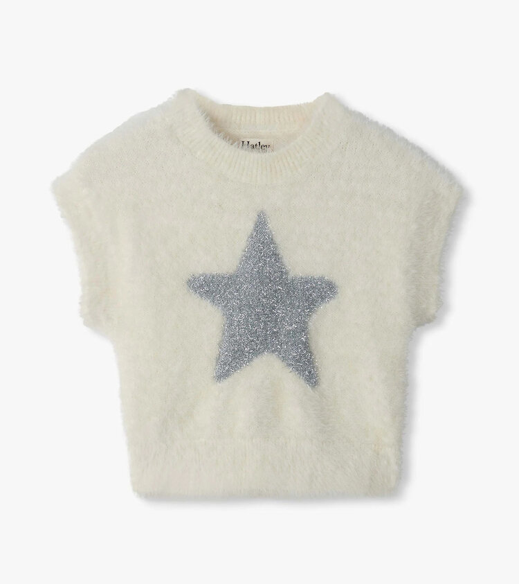 Hatley Silver Star Everywhere Sweater Vest