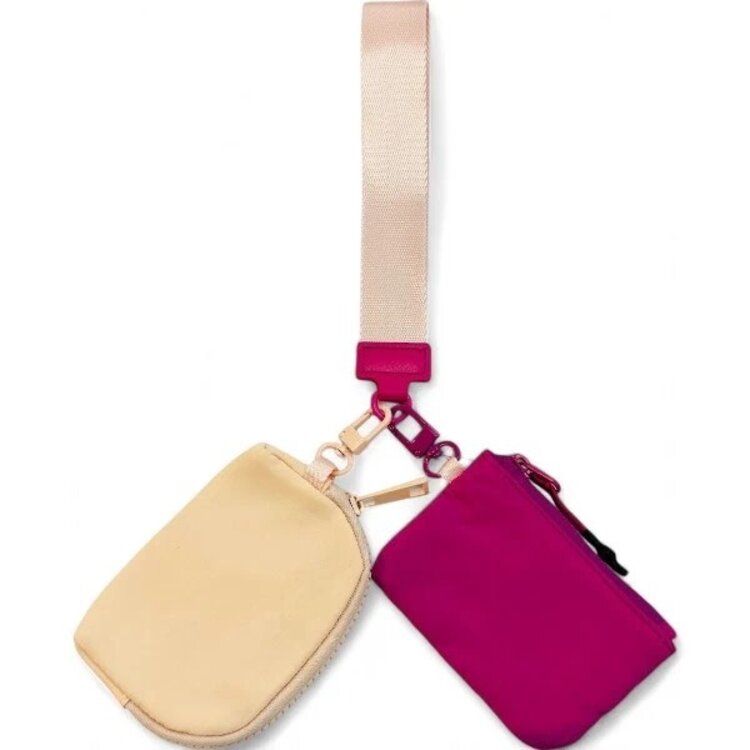 Dual Color Wristlet